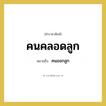 คนออกลูก คำราชาศัพท์คือ?, หมายถึง คนคลอดลูก หมวดหมู่ คำสุภาพ หมวด คำสุภาพ